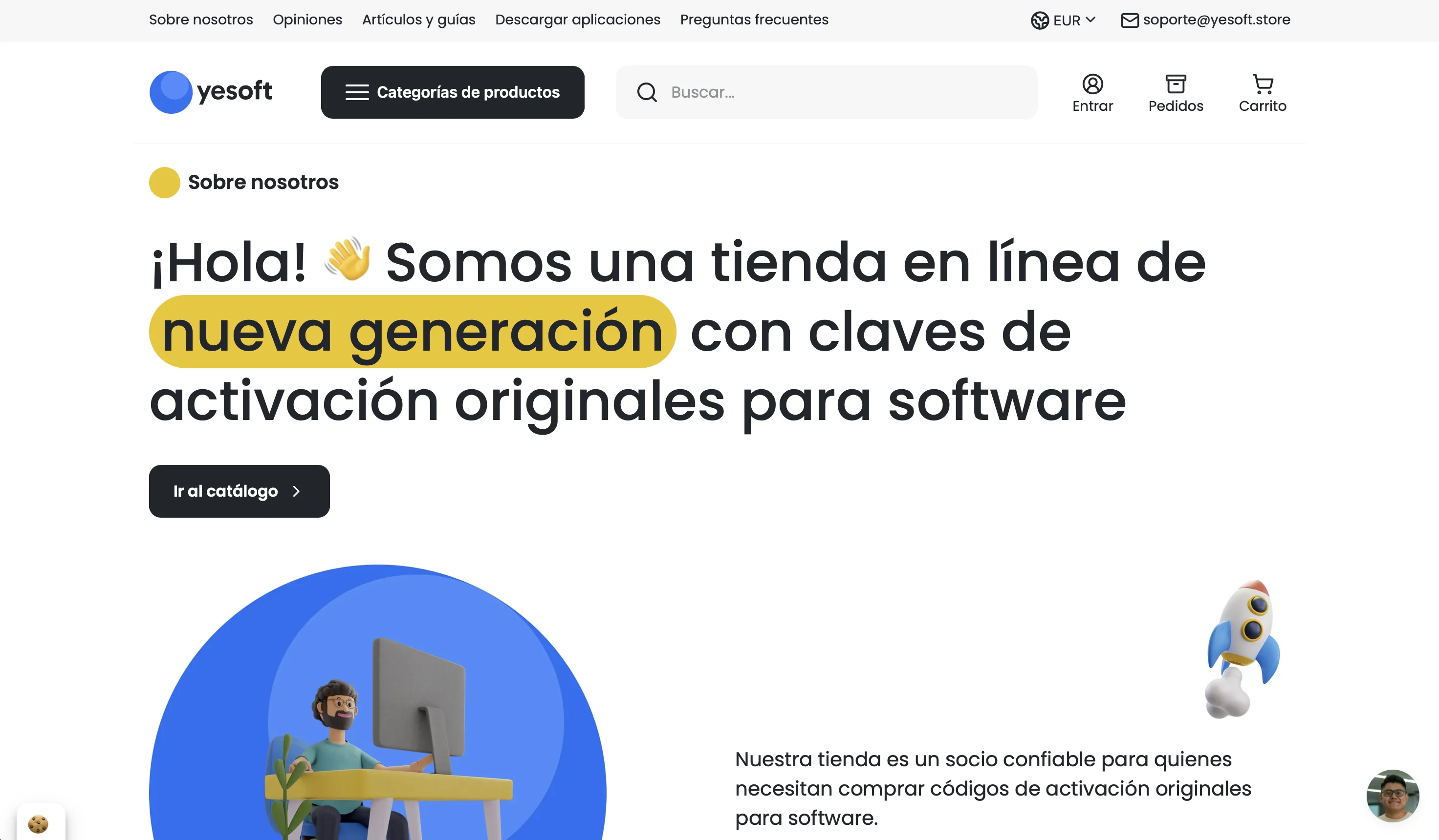 YESOFT — мультиязычный e-commerce